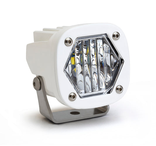 S1 White LED Light Pod (Wide Cornering; Clear)