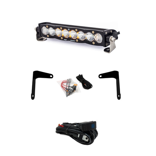 S8 10 Inch Shock Mount Kit - '17-21 Maverick X3 (Driving/Combo; Clear)