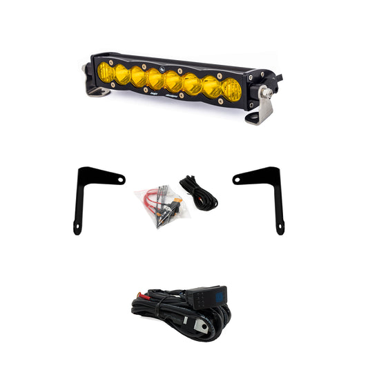 S8 10 Inch Shock Mount Kit - '17-21 Maverick X3 (Driving/Combo; Amber)