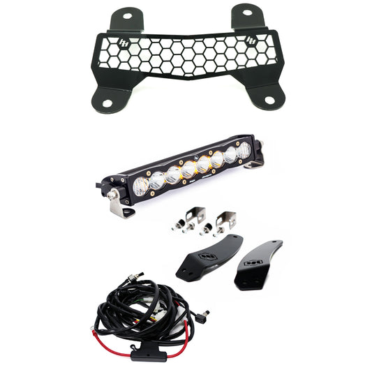 S8 10 Inch Grille and Light Mount Kit - '18-21 Wildcat XX (Multi-Pattern; Clear)
