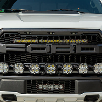 S8 30 Inch Grille Upper Kit - '17-20 F-150 Raptor (Driving/Combo; Clear)