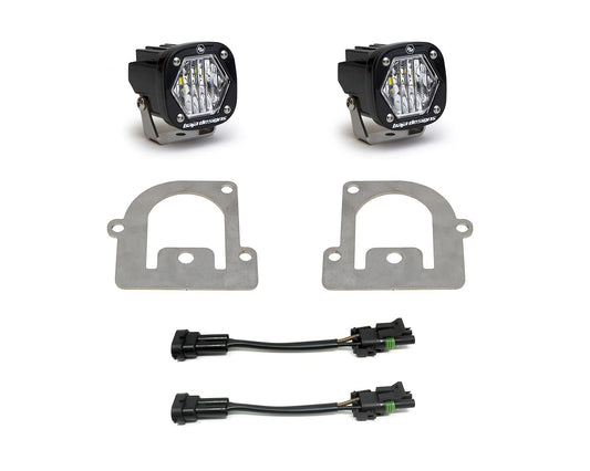 S1 Fog Pocket Kit - '21-22 Bronco Sport (Wide Cornering; Clear)