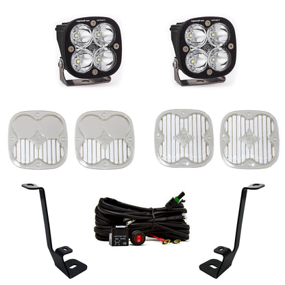 Squadron Sport A-Pillar Kit - '21-22 F-150 (Spot; Clear; Toggle Wiring)