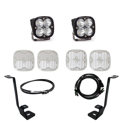 Squadron Sport A-Pillar Kit - '21-22 F-150 (Spot; Clear; Upfitter Wiring)