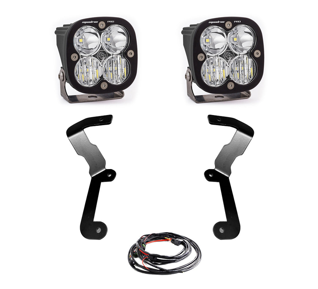 Squadron Pro A-Pillar Kit - '19-22 Sierra 1500 (Driving/Combo; Clear)