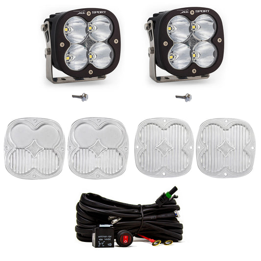XL Sport A-Pillar Kit - '21-22 Bronco (Spot; Clear; Toggle Wiring)