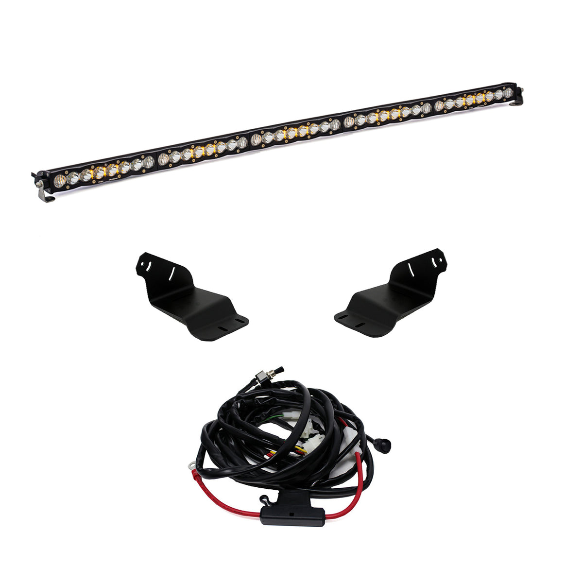 S8 50 Inch Roof Mount Kit - '21-22 Bronco (Driving/Combo; Clear; Toggle Wiring)
