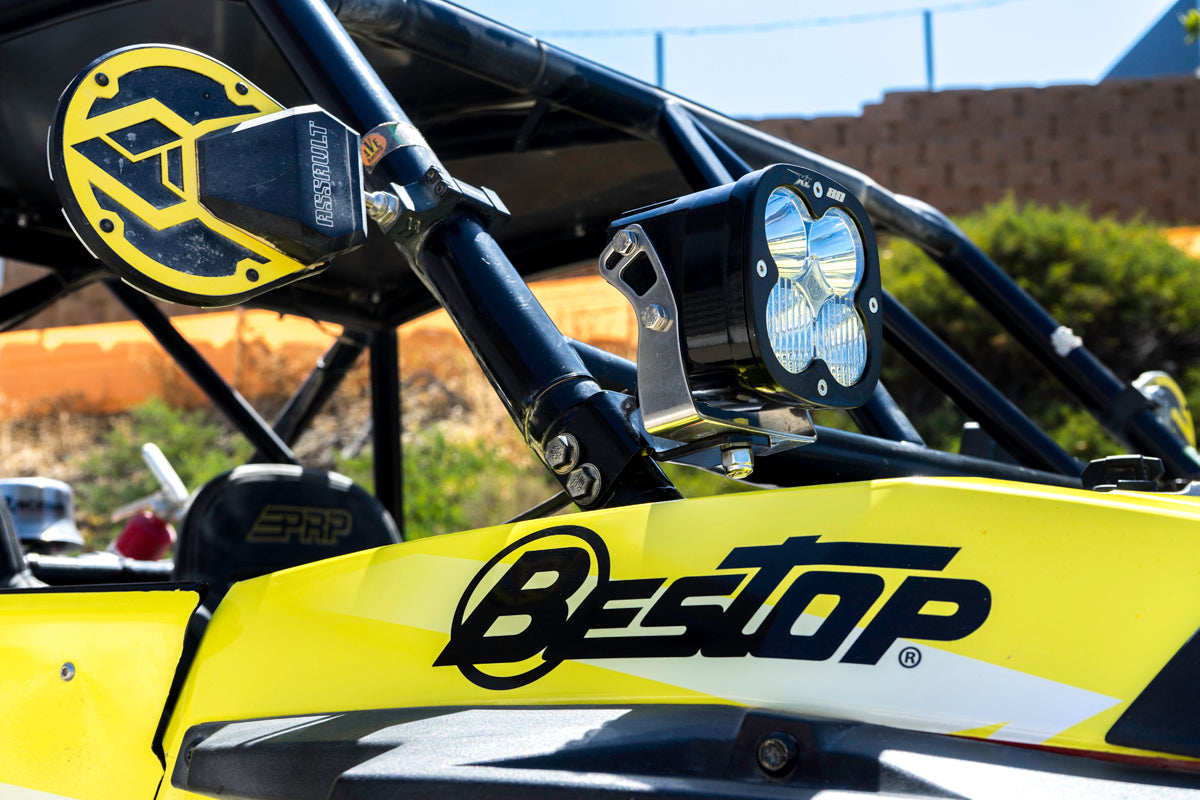 XL80 A-Pillar Kit - '14-21 RZR XP 1000; XP Turbo; Turbo S (Driving/Combo; Clear)