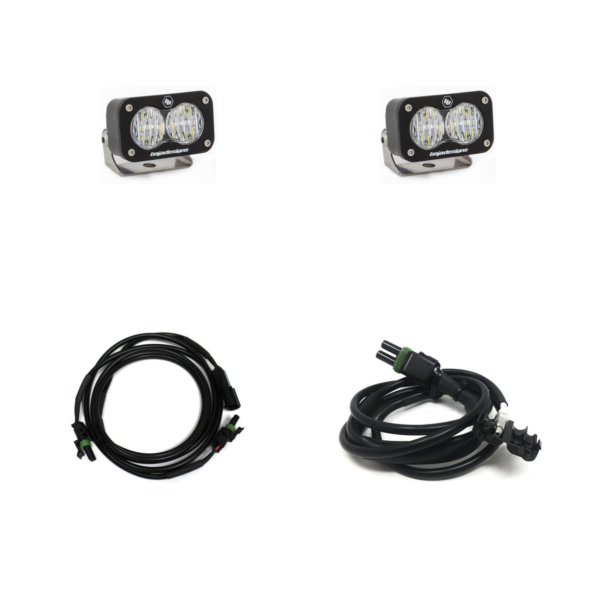S2 Sport Dual Reverse Kit - '20-22 Sierra 2500HD/3500HD (Wide Cornering; Clear)