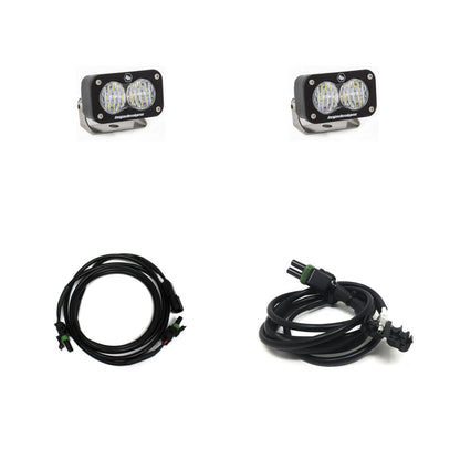 S2 Sport Dual Reverse Kit - '20-22 Sierra 2500HD/3500HD (Wide Cornering; Clear)