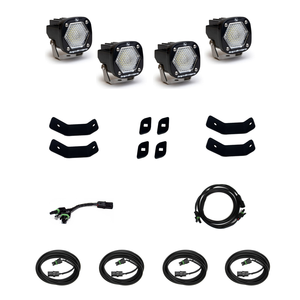 S1 Roof Rack Rail Kit - '19-22 Sprinter 1500/2500/3500 (Work/Scene; Clear)