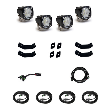 S1 Roof Rack Rail Kit - '19-22 Sprinter 1500/2500/3500 (Work/Scene; Clear)