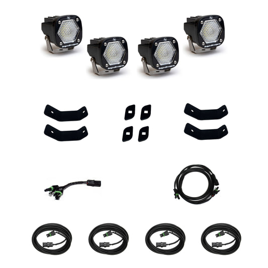 S1 Roof Rack Rail Kit - '19-22 Sprinter 1500/2500/3500 (Work/Scene; Clear)