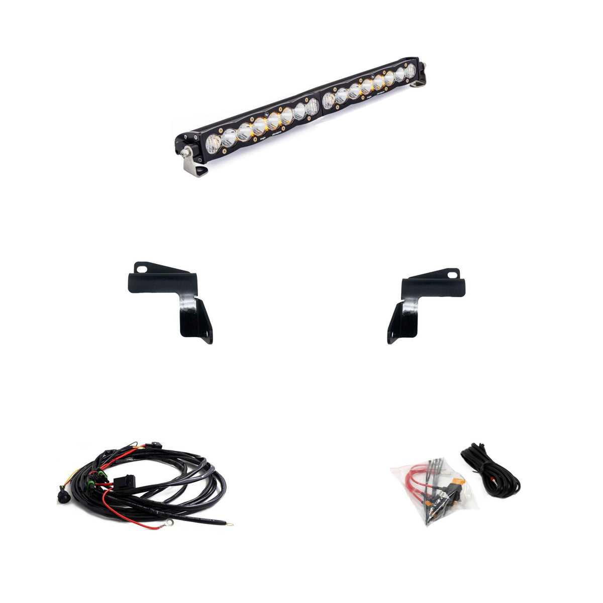 S8 20 Inch Bumper Kit - '20-22 Sierra 2500HD/3500HD (Driving/Combo; Clear)