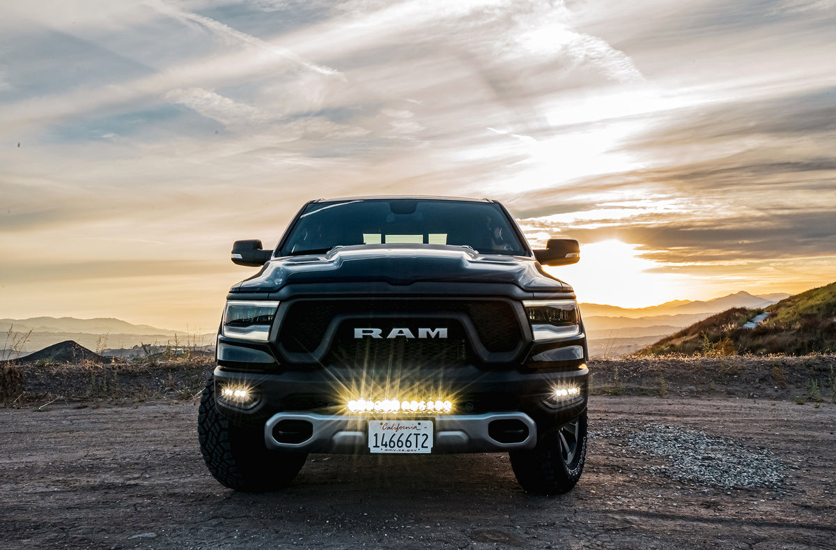 OnX6+ 20 Inch Bumper Kit - '19-22 1500 Rebel (Driving/Combo; Clear)