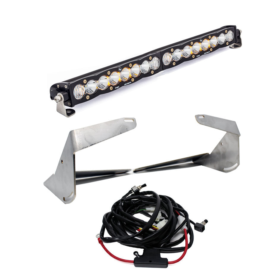 S8 30 Inch Grille Lower Kit - '19-22 2500/3500 (Driving/Combo; Clear)