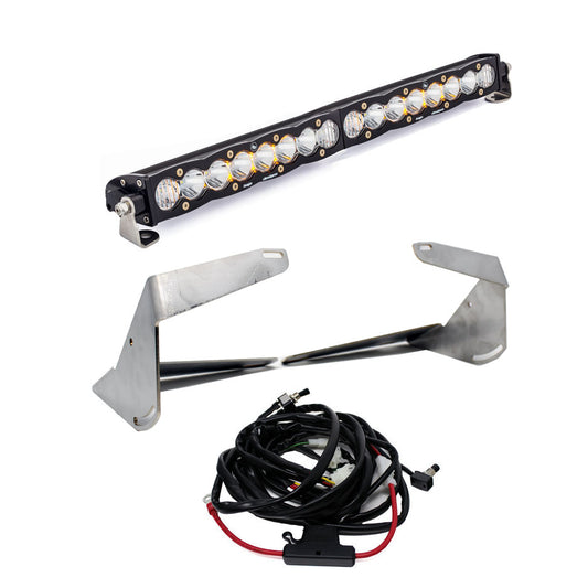 S8 30 Inch Grille Lower Kit - '19-22 2500/3500 (Driving/Combo; Clear)