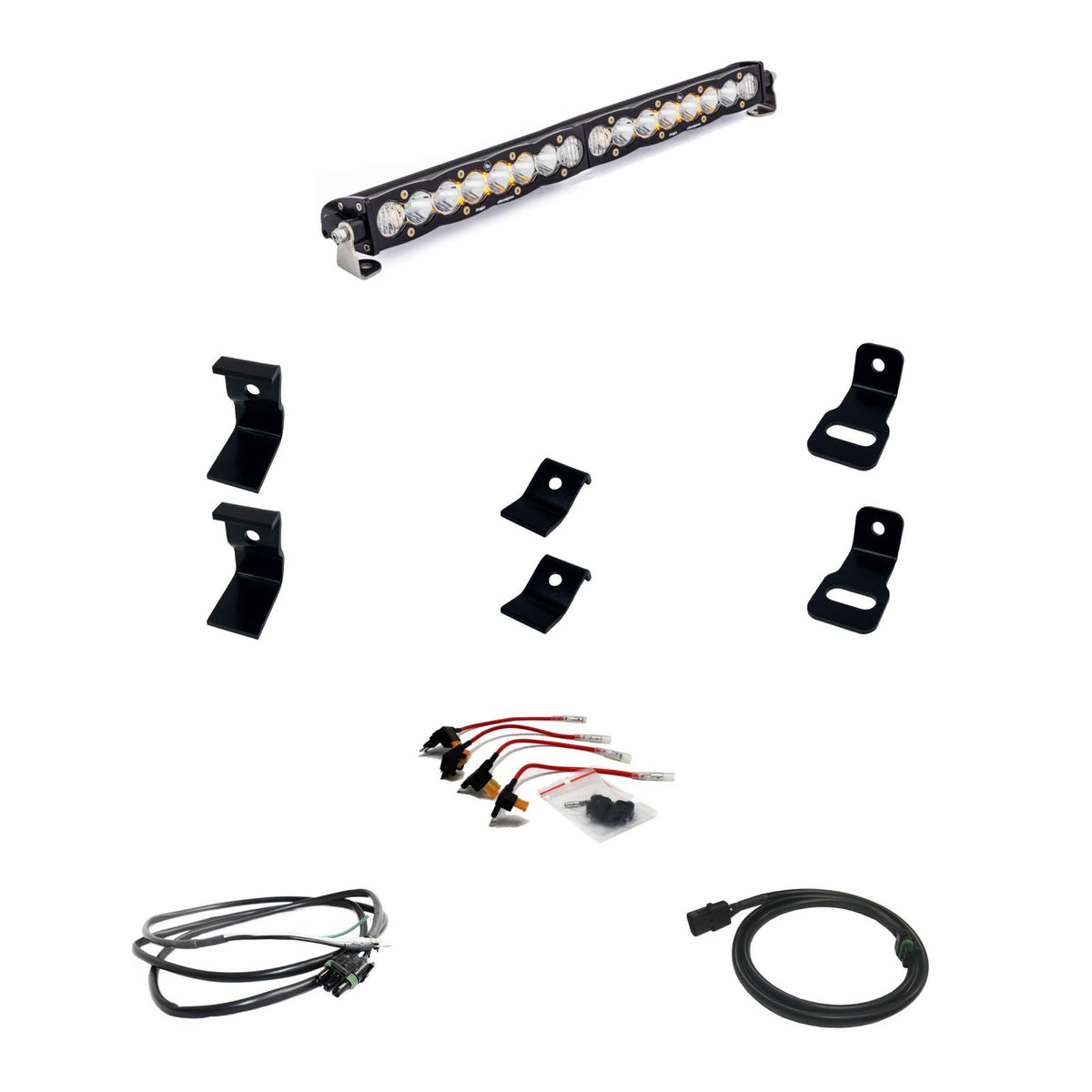 S8 20 Inch Grille Kit - '21-22 1500 TRX (Driving/Combo; Clear)