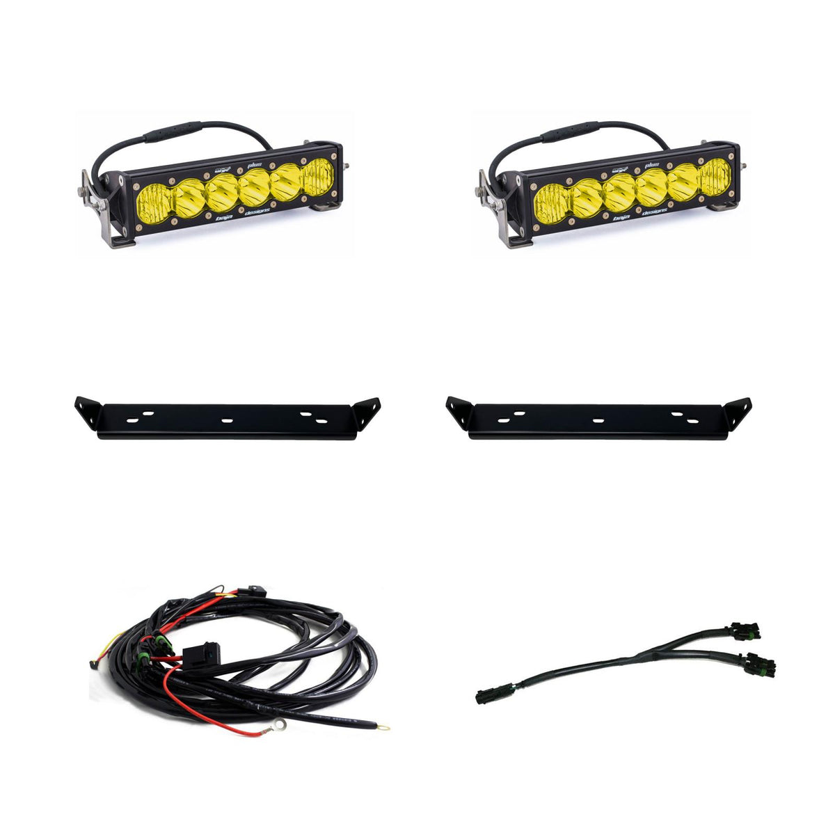 OnX6+ 10 Inch Dual Behind Grille Light Bar Kit