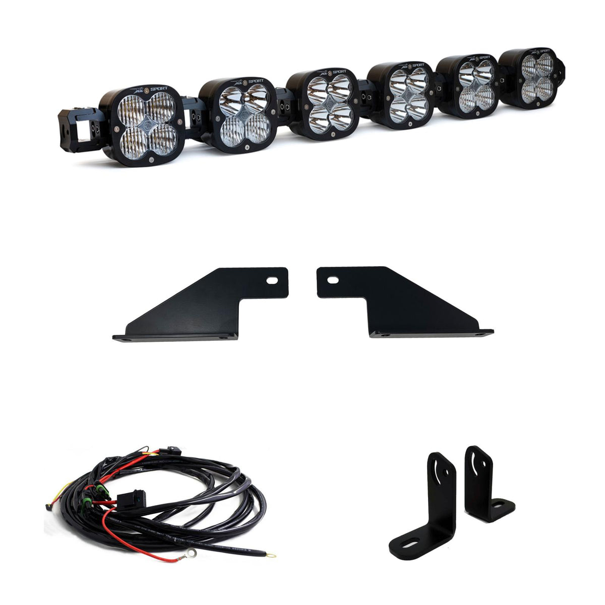 XL Linkable Sport Bumper Light Kit - '21-22 F-150 Raptor (Multi-Pattern; Clear)