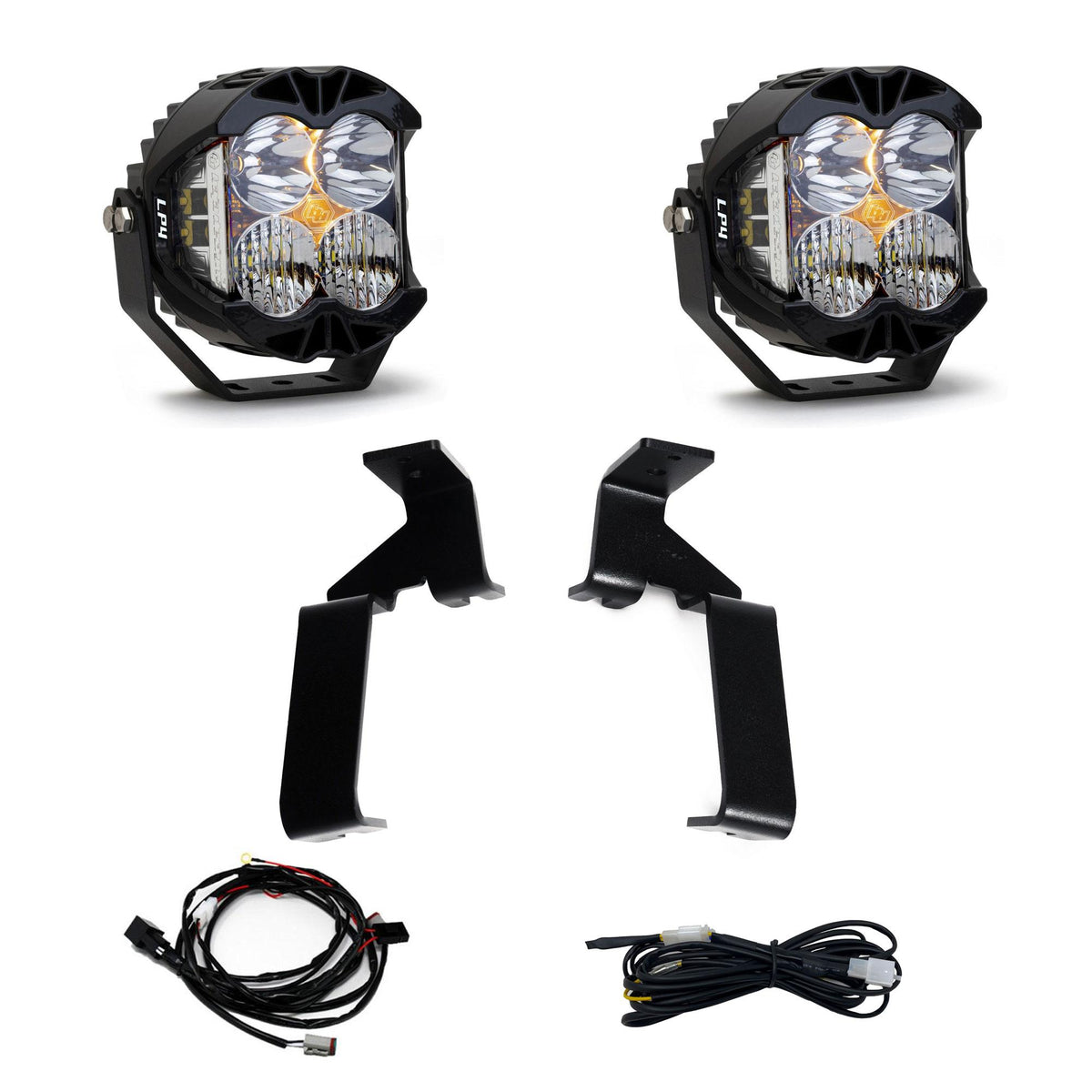 LP4 Pro A-Pillar Kit - '21-22 F-150 Raptor (Driving/Combo; Clear)