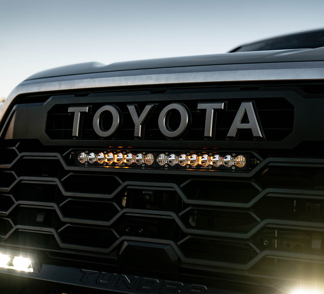 S8 20 Inch Grille Kit - '22-23 Tundra; w/ TRD Grill (Driving/Combo; Amber)