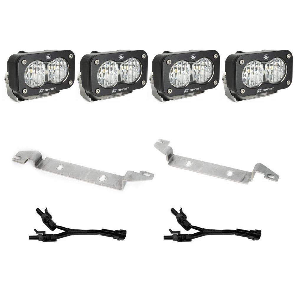 S2 Sport Fog Pocket Kit - '22 Tundra (Wide Cornering; Clear)