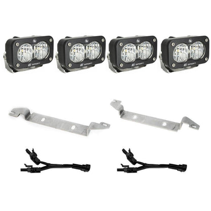 S2 Sport Fog Pocket Kit - '22 Tundra (Wide Cornering; Clear)