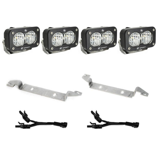 S2 Sport Fog Pocket Kit - '22 Tundra (Wide Cornering; Clear)
