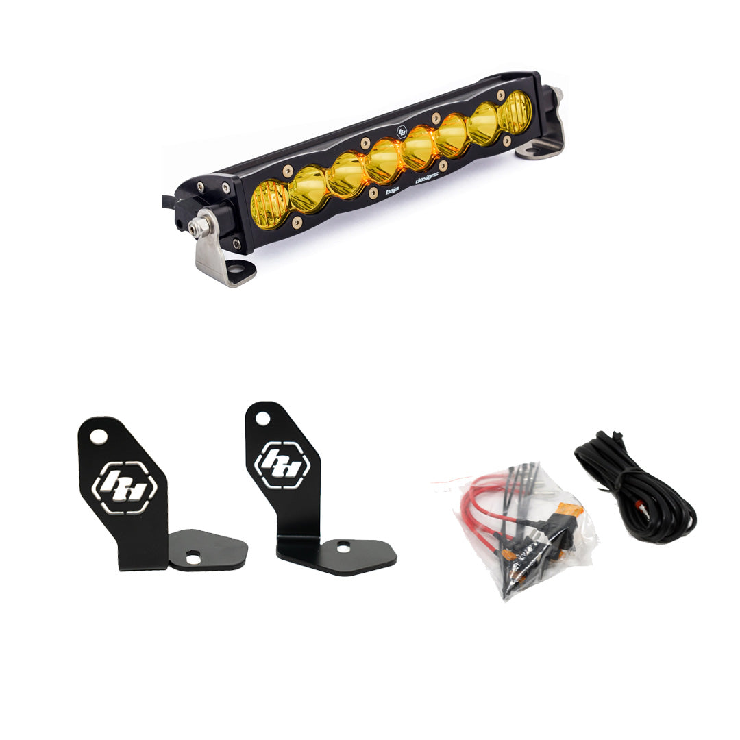 Polaris RZR Pro R S8 10" Hood Mount Kit, Amber