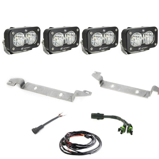 Fog Pocket Light Kit - 2023-On Toyota Sequoia (Wide Cornering: Clear)