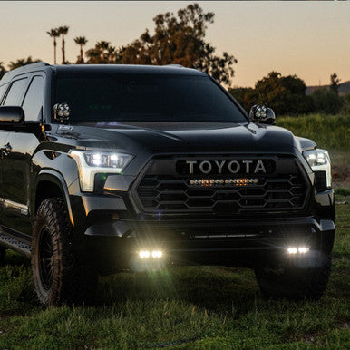 Fog Pocket Light Kit - 2023-On Toyota Sequoia (Wide Cornering: Clear)