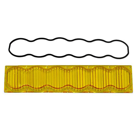 OnX6 Light Bar Lens Kit (10 Inch; Wide Cornering; Amber)