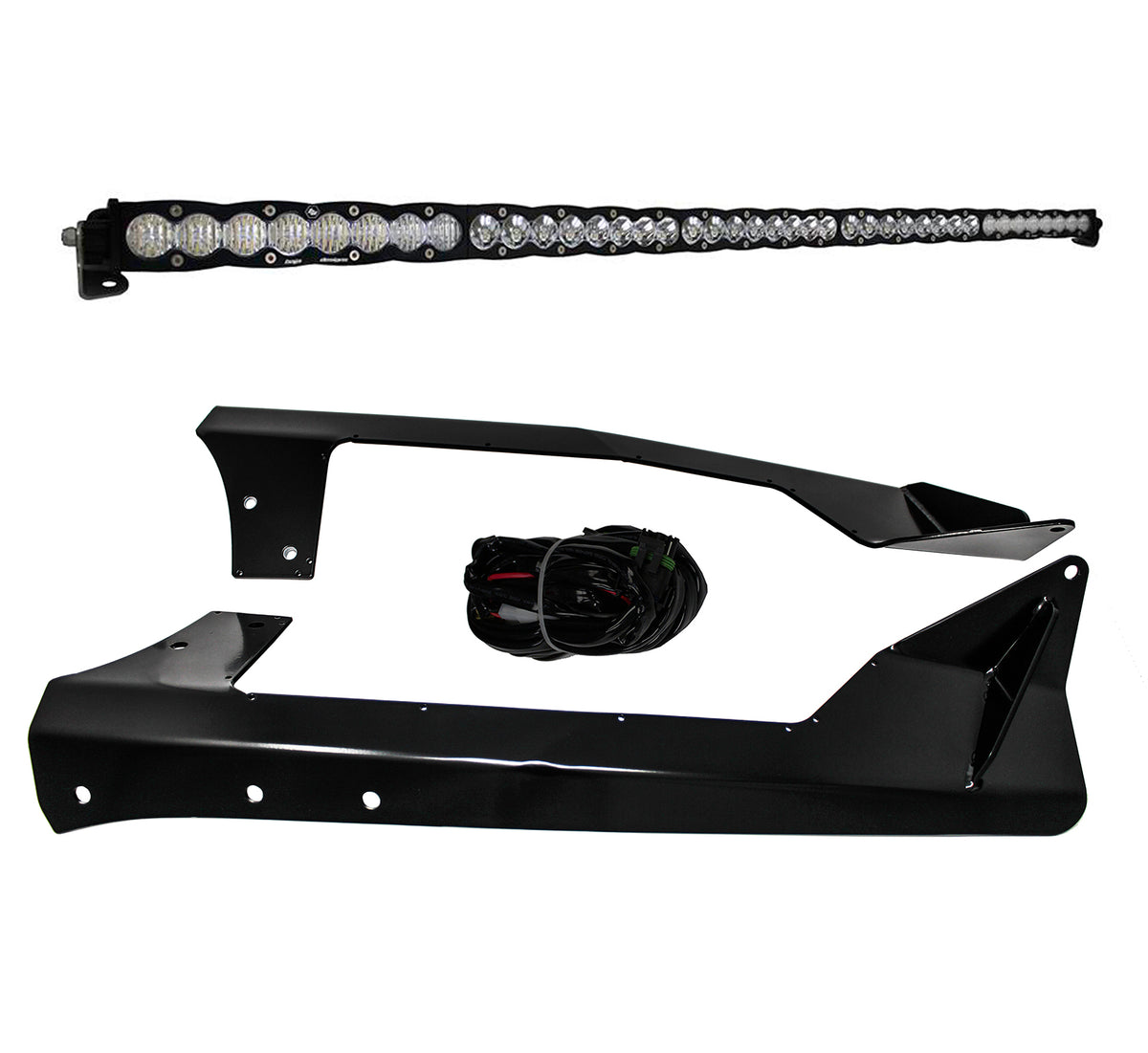 S8 50 Inch Roof Mount Kit - '07-18 Wrangler JK (Driving/Combo; Clear)
