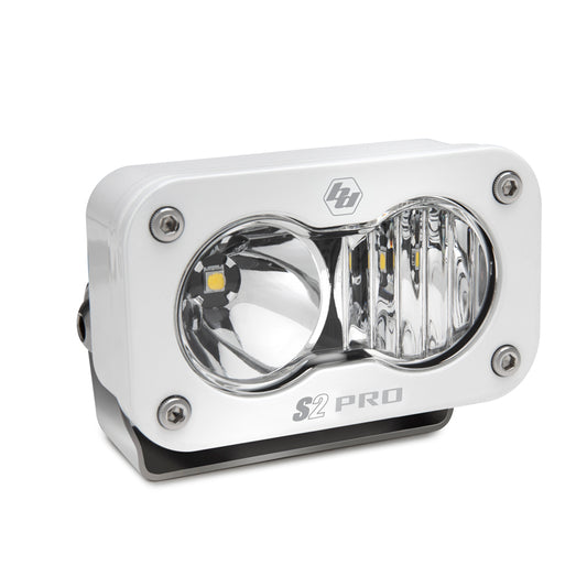 S2 Pro White LED Light Pod (Driving/Combo; Clear)