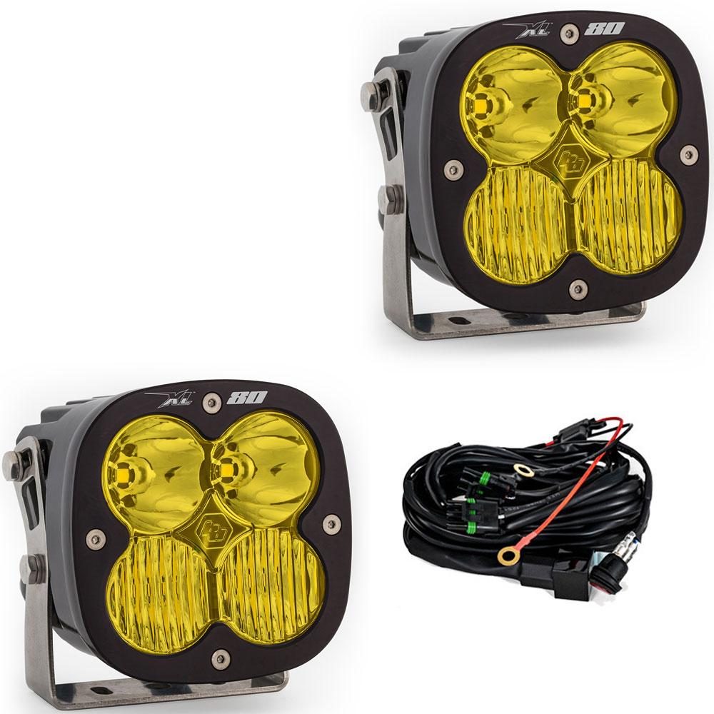 XL80 LED Light Pod Pair (Driving/Combo; Amber)