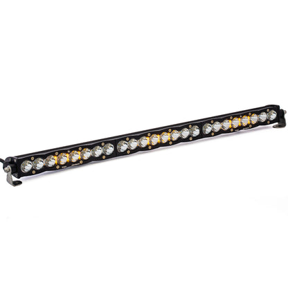 S8 Straight LED Light Bar (30 Inch; Spot; Clear)