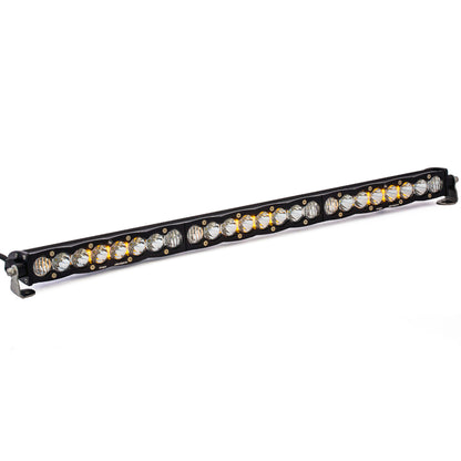 S8 Straight LED Light Bar (30 Inch; Driving/Combo; Clear)