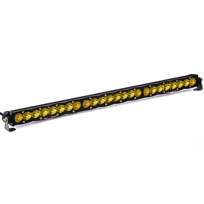S8 Straight LED Light Bar (30 Inch; Driving/Combo; Amber)