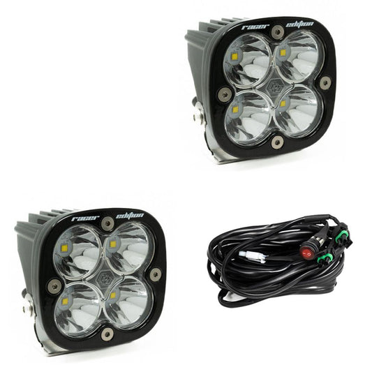 Squadron Racer Edition LED Light Pod Pair (Racer Spot; Clear)