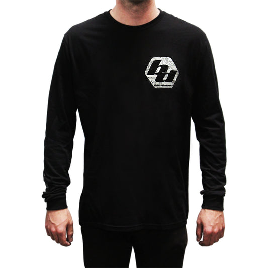 Baja Designs Mens Long Sleeve Shirt (Size L; Black)