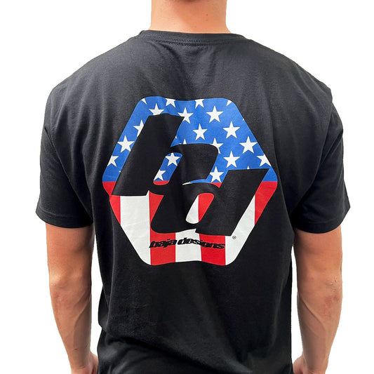 Baja Designs Freedom Mens T-Shirt (Size XXL; Black)