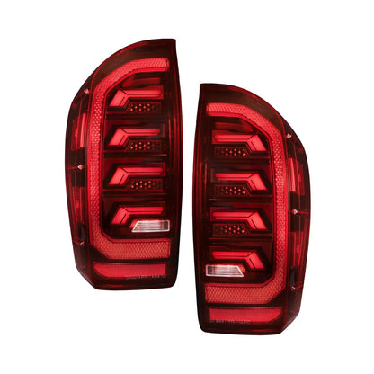 2016-2023 Toyota Tacoma LED Tail Lights, Red Pair Form Lighting