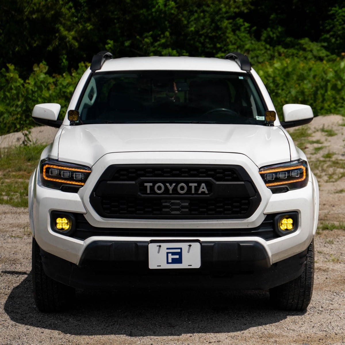 2016-2023 Toyota Tacoma Sequential LED Projector Headlights with Amber DRL Pair Form Lighting