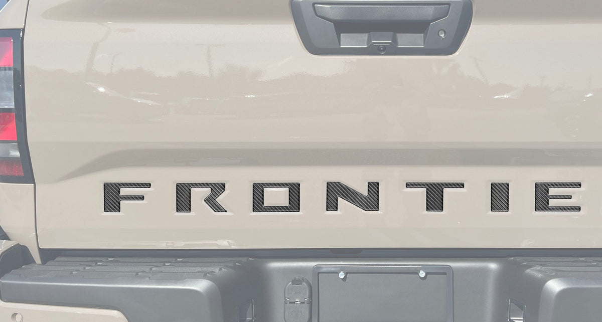 Tailgate Letter Inserts Fits 2022-2027 Nissan Frontier