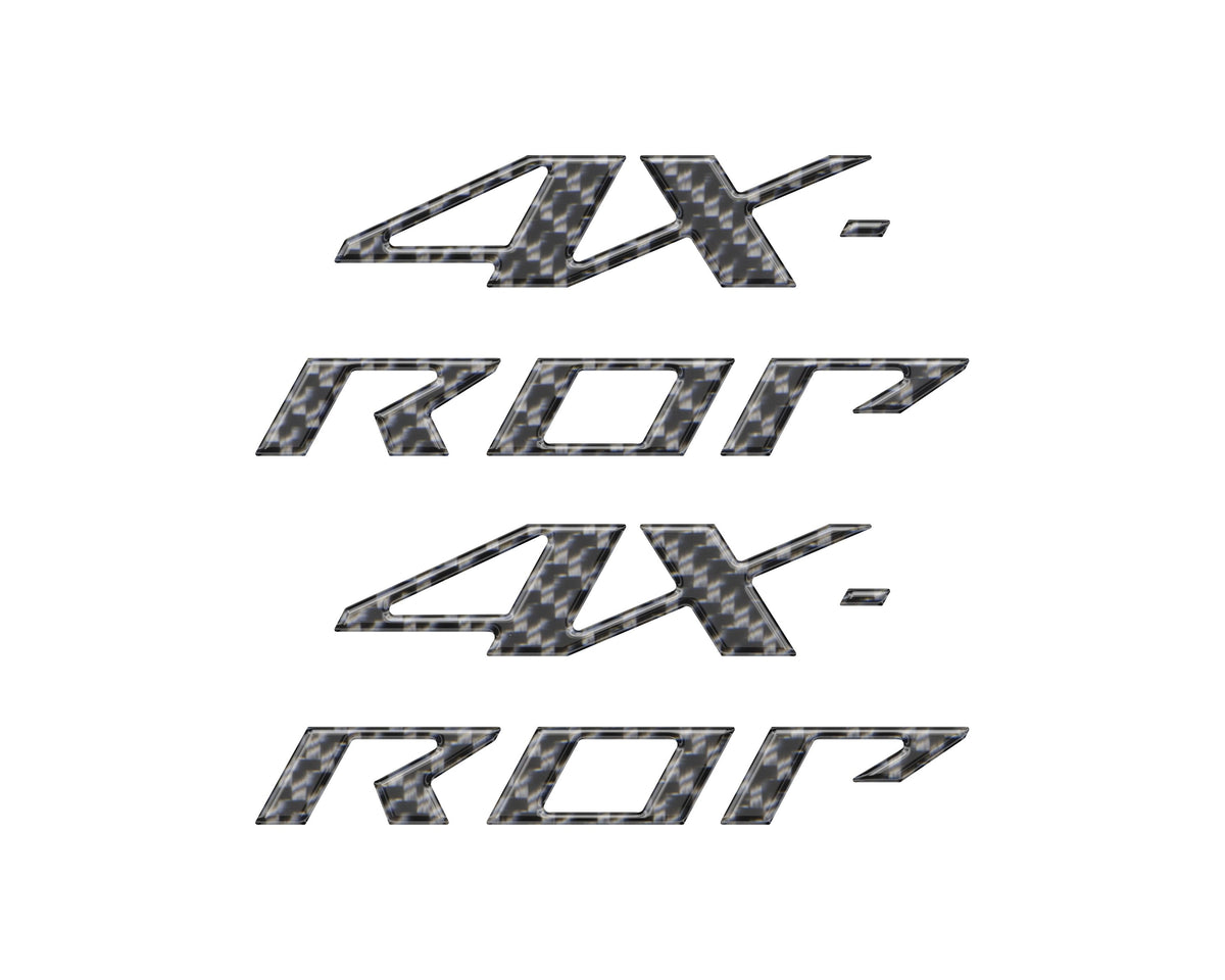 Pro4x Rear Mudflap Letter Inserts Fits 2022-2027 Nissan Frontier