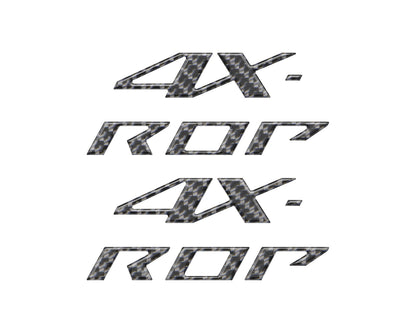 Pro4x Rear Mudflap Letter Inserts Fits 2022-2027 Nissan Frontier