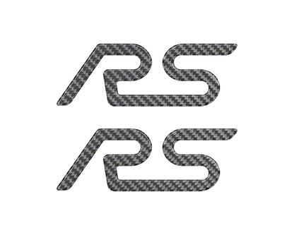 "RS" Spoiler Letter Inserts Fits 2016-2018 Ford Focus RS