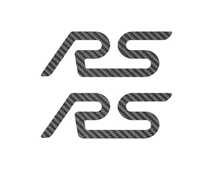 "RS" Spoiler Letter Inserts Fits 2016-2018 Ford Focus RS