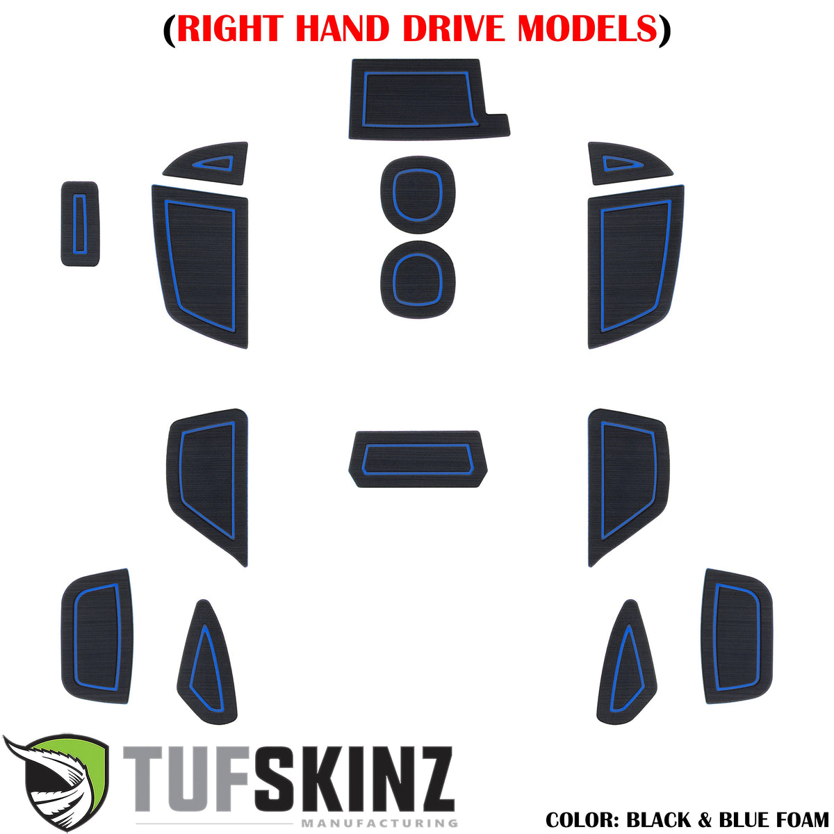Interior Foam Inserts Fits 2016-2018 Ford Focus